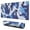 Blue Military Camouflage-2, variant on Color Puzzle desk Mouse Padwaterproof,rubber+multispandexno Slip the Camouflage SeriesmousepadsDesk Pad for Office Home Game 31.5x15.7inches