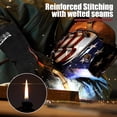 thumbnail image 4 of Guantes de soldadura ARCCAPTAIN de piel resistentes al calor y al fuego de 40 cm, 4 of 7
