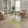 thumbnail image 2 of ODIKA Bold Geometric Frame Currency Note Border Collage Motif Funky Flowing Dynamic Non-Slip Chair-Friendly for Home Office, Gaming Room, Under Desk, 2 of 7
