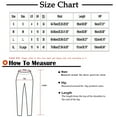 thumbnail image 3 of Wycnly Womens Cargo Pants Womens Dress Pants Fashion Drawstring Elastic Waist Straight Leg Cargo Pants Casual Solid Loose Ladies Long Pants Trousers with Pocket Fall, 3 of 7