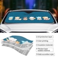 thumbnail image 4 of Kdxio Little Chef Gnome Print Front Windshield Sun Shade,Folding Auto Sunshade for Car Truck SUV-Small, 4 of 7