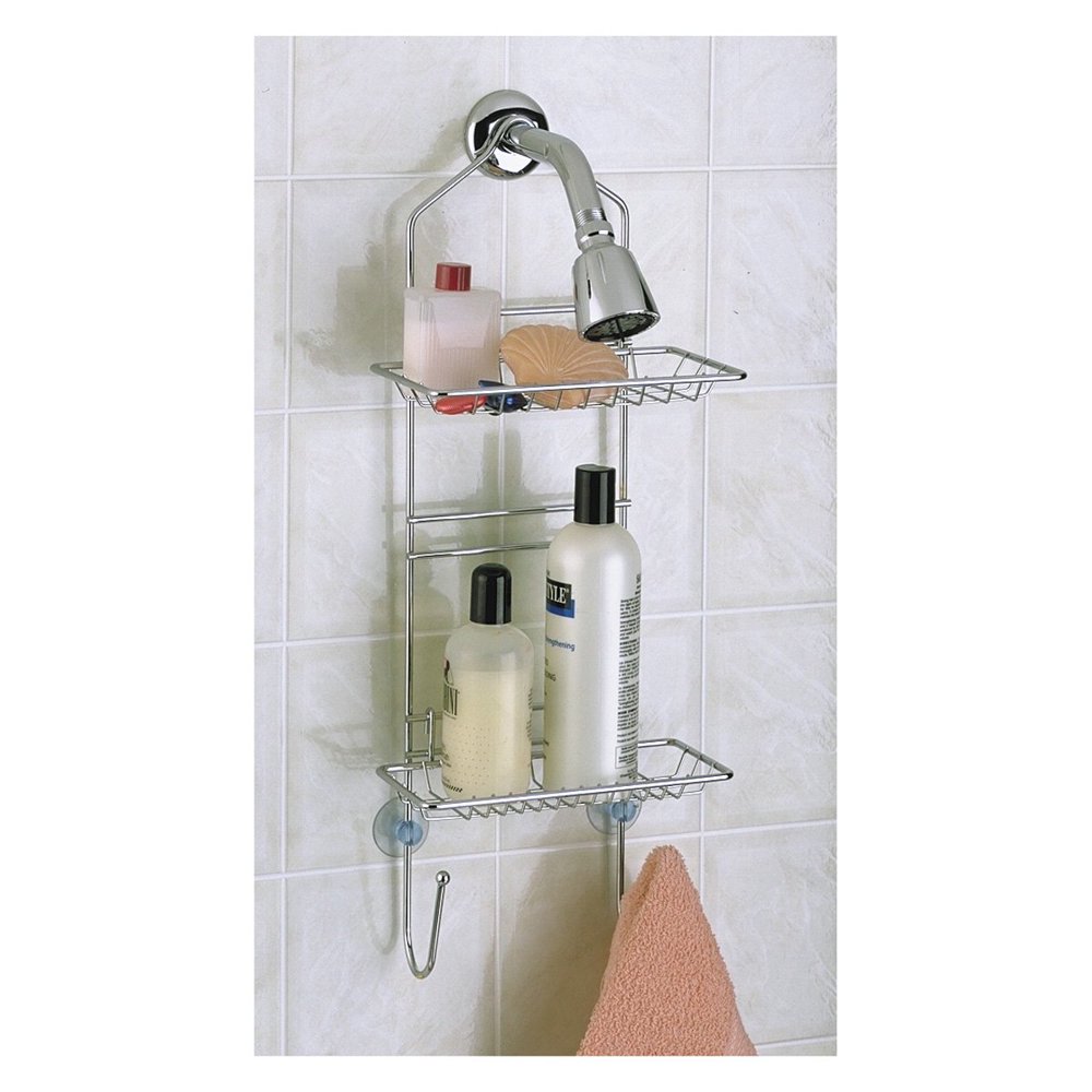Adjustable Shower Caddy, Chrome,