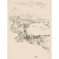 thumbnail image 2 of James Abbott McNeill Whistler 12x14 Black Ornate Wood Framed Double Matted Museum Art Print Titled: Little London (ca. 1896), 2 of 5