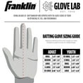 thumbnail image 4 of Franklin Sports CFX Pro Series Batting Gloves, Pearl/White, Adult XX-Large, 4 of 7