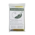 thumbnail image 1 of cámping Mantas de supervivencia de primeros auxilios de lámina térmica de emergencia para exteriores (130x210cm plateado) Hugtrwg Para estrenar, 1 of 7