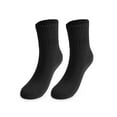 thumbnail image 2 of Deago 5 Pairs Boot Socks for Women Winter Solid Thick Warm Thermal Socks Cozy Crew Socks Christmas Gift (Black), 2 of 9
