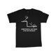 thumbnail image 1 of Funny Stick Figure Saying T-shirt Men's Graphic Tee, Men's Comfy T-shirt, Crew Neck, Short Sleeves, Graphic Tee Men's Summer Outdoor Clothes, Men's Clothing, Tops For Men, Casual Sporty Tee, 1 of 5