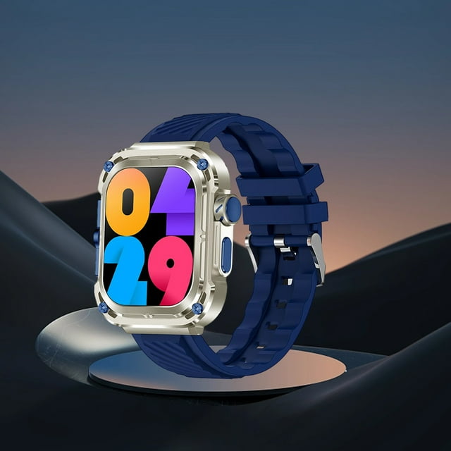Viflosae Smart Wearable Watch Multifunction HD Rectangular Screen Wireless Magnetic Charging NFC Control Motion Record IP68 Watertightness Bluetooth Function Smart Watch for Womens Gifts Clearance Sa