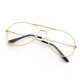 thumbnail image 2 of Qarigey Gafas de sol Novedad de alto rango Diferentes vibrantes Resistentes Ligeras Mano de obra fina Diseño único Gafas redondas Lentes Oro + Blanco Qarigey AP008819-10, 2 of 6