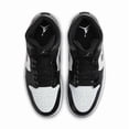thumbnail image 4 of Men’s Size 9 N I-K-E A i r-Jor-dan 1 SE Mid Black White Metallic Silver HV0789-010, 4 of 6