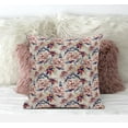thumbnail image 3 of Roses Sprayed Stars Suede Zippered Pillow W Insert in Red Yellow Blue 18 x 18, 3 of 3