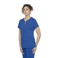 thumbnail image 5 of Healing Hands Purple Label Women's Jean 2-Pocket Scrub Top, 5 of 6