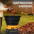 thumbnail image 5 of WEWORK 15A Electric Leaf Mulcher, 8400RPM, 18:1 Reduction, 20 Cutting Lines, 1.6 Bushel Bag, for Wet/Dry Leaves, Pine Straw and Grass, 5 of 8