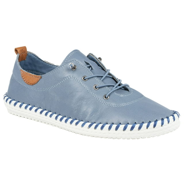 Lunar Sandales Plimsolls en Cuir pour Femmes St Ives