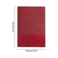 thumbnail image 3 of weibbin A Lined Notebook for Work Study Daily Writing A5 Size Synthetic Leather 200 Pages 8.3x5.7in, 3 of 6