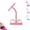 Pink, variant on Pedal Resistance Bands with Handles - Upper Belly and Full Body Exercise, 4 or 6 Tube Elastic Yoga Band for Arm Leg Strength Training