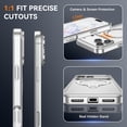 thumbnail image 4 of VENINGO Magnétique pour iPhone 17 Pro Max Étui avec Support Rotatif à 360 ° Compatible avec MagSafe, Étui Transparente Résistante aux Chocs Antidérapante pour iPhone 17 Pro Max 6,9 Pouces, Argent, 4 of 8