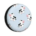 thumbnail image 2 of Balery Cute Farm Cow Tire Covers - Tough Tire Wheel Protector for Truck, SUV, Trailer, Camper, RV -14 inch, 2 of 8