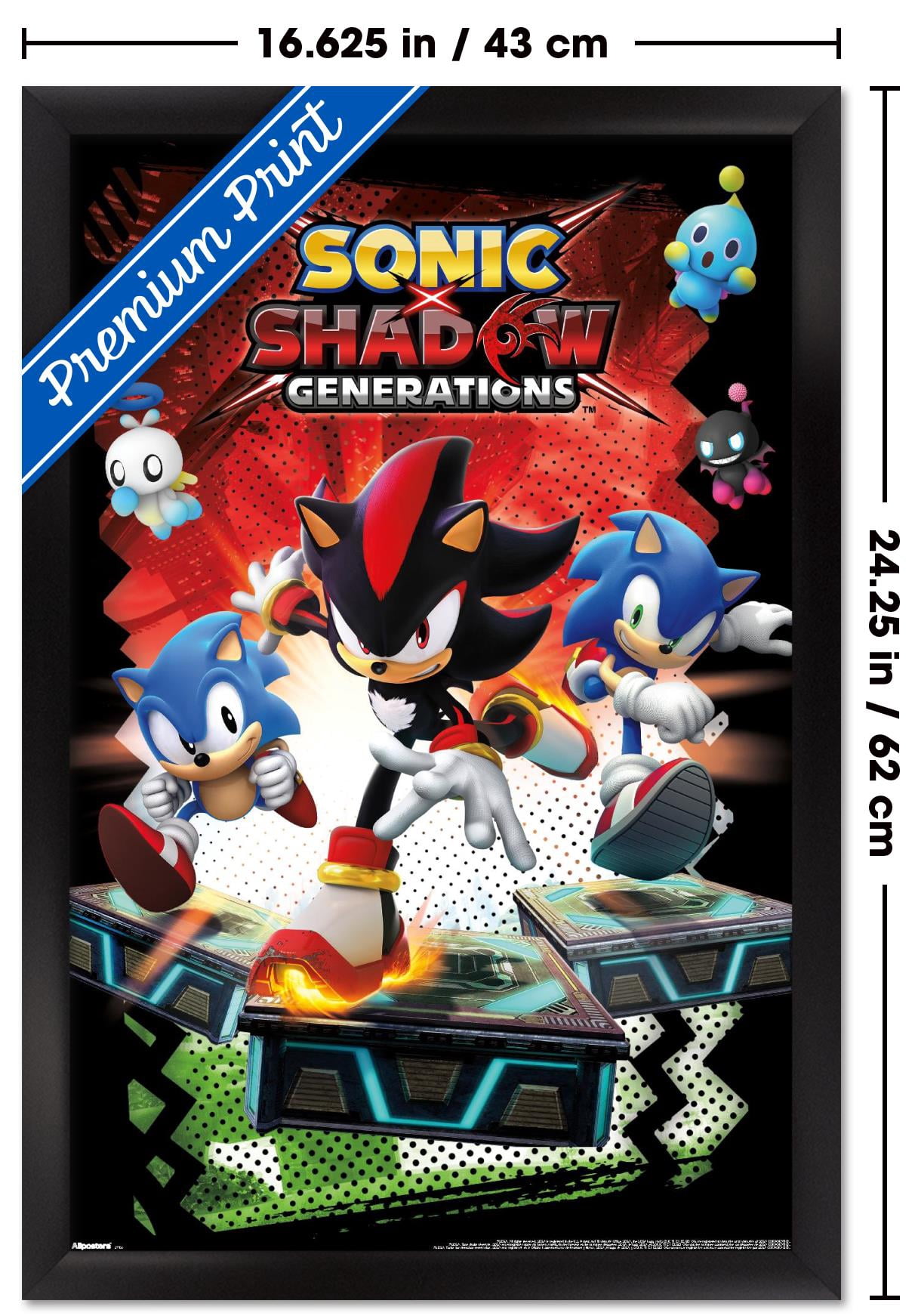 Sonic X Shadow Generations (2024) - Key Art Wall Poster, 14.725
