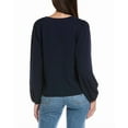 thumbnail image 2 of CeCe womens  Pintuck Blouse, l, Blue, 2 of 3