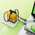 thumbnail image 2 of Gallickan 2 in 1 GaN Charger 120w, Fast Charging Wall Charger Power Adapter with Type C Cable And USB Ports, All-in 1 Foldable Charging Adapter for Phone, Laptops, Yellow, 2 of 8