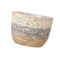 thumbnail image 4 of koolsoo Cache-Pot en Paille Fait à la Main Tissé avec Doublure Imperméable Support de Pot de Plante L, 4 of 9