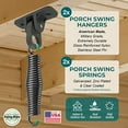 SwingMate Porch Swing Hanging Kit 750 Lbs. Capacity Proudly Made in