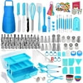 thumbnail image 2 of Cake Decorating Tools Supplies Kit - 368Pcs Baking Supplies with Storage Case for Beginners - Icing Piping Bags and Tips Set For Cookies, Cupcake & Cake Frosting Fondant Decorating, 2 of 7