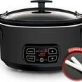 thumbnail image 4 of Slow Cooker, SCD4007, Chalkboard Exterior, Locking Lid, 3 Heat Settings, Removable Stoneware Crock, 4 of 4
