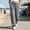 Gray plus size wide leg pants a1, variant on Women Plus Size Wide Leg Elastic Waist Trousers Casual Solid Loose Palazzo Pants with Pockets Workout Lounge Travel Office Wear, Blue L