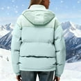 thumbnail image 4 of Parka Décontractée à Manches Longues avec Capuche et Col Montant à Fermeture Éclair pour Femmes, 4 of 8