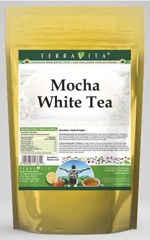 Mocha White Tea (25 Tea Bags, Zin 534855) 3Pack