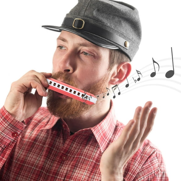 PBPBOX Kids Harmonica 10 Holes Pink Musical Instrument Performance 1 Set