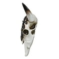 thumbnail image 3 of Rustic Western Tooled Fleur De Lis French Lily Emblem Cow Skull Wall Decor, 3 of 8