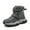 Gray, variant on SKIUHS Boys Girls Snow Boots Water-Resistant Outdoor Sport Slip Resistant Cold Weather Unisex Shoes