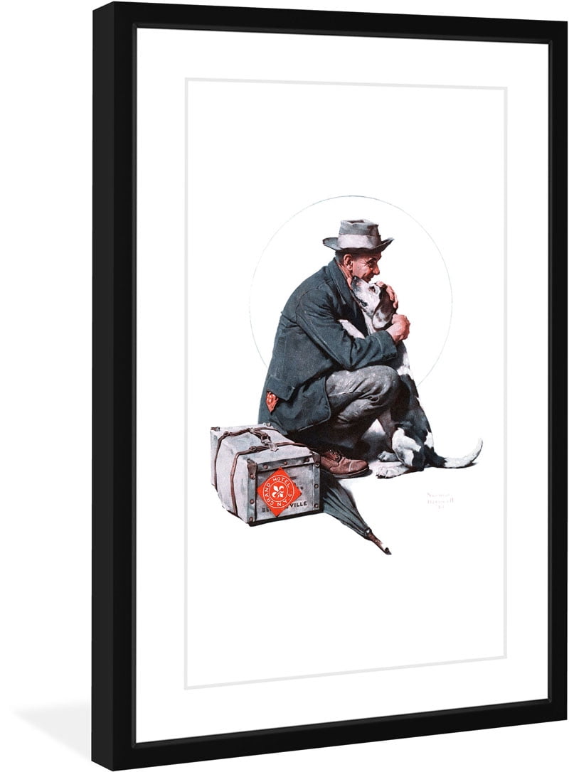 Marmont Hill Inc Norman Rockwell 'Pals' Marmont Hill Framed Art Print - Multi-color