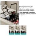thumbnail image 3 of Tarja Cocina Fregadero Lujo Doble Cascada Led Homely Elegance, 3 of 10