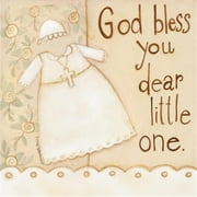 Divinity Boutique 96514 Napkin - Baptism - God Bless You Dear Little One, 6.5 x 6.5 in. - Pack of 6