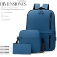 thumbnail image 4 of Mochilas Backpack Shendy Vendy Impermeable Puerto Usb Set 3pzs, 4 of 5