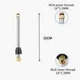 Extension Wand For Pressure Washer With M14 Thread Or 1/4 Quick