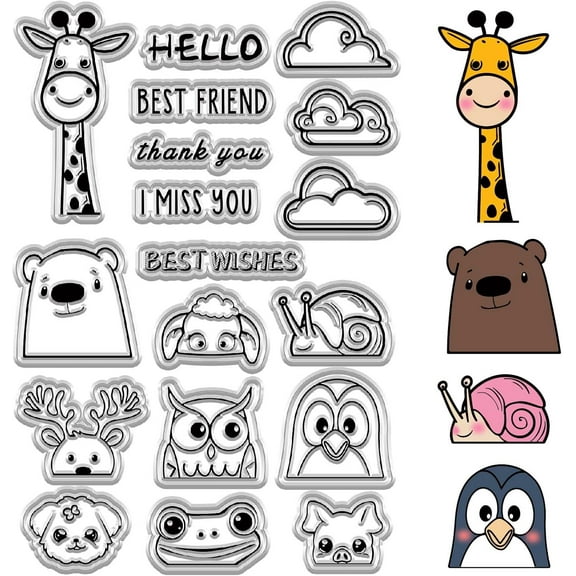 Vintage Other Animals Clear Stamps