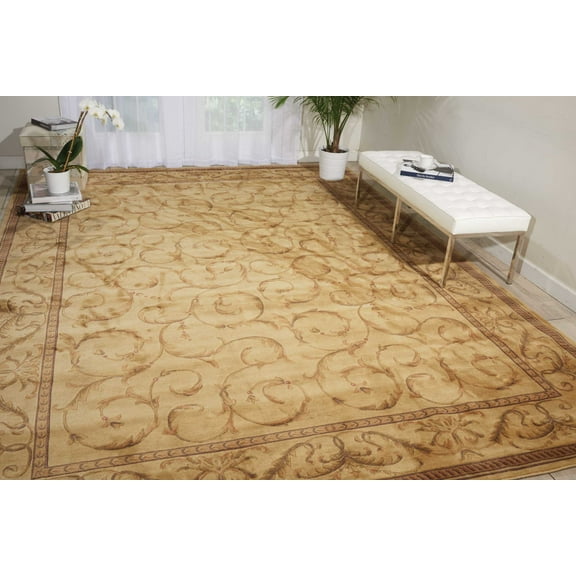 Nourison Somerset Floral Ivory 9'6" x 13' Area Rug, (10x13)