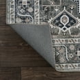 thumbnail image 5 of JONATHAN Y WASHABLE 8 x 10 Area Rug, Alacati Ogee Medallion - Dark Gray/Light Gray, WSH103E-8, 5 of 8