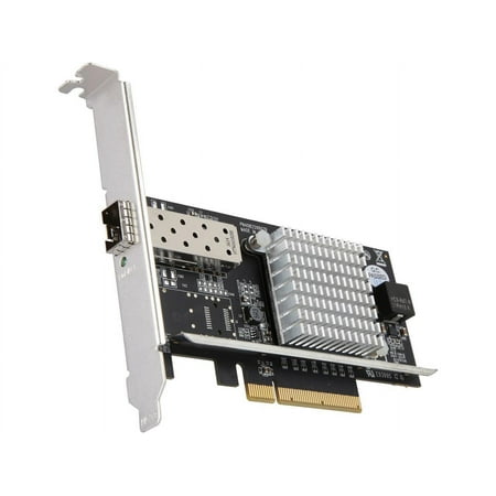 UPC: 0065030866163 | StarTech PEX10000SFPI 10G Network Card – MM/SM – 1 x Single 10G SPF+ slot – Intel 82599 Chip – Gigabit Ethernet Card – Intel NIC Card