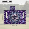 thumbnail image 7 of KUIFORTI Purple Mandala Golf Seat Covers for Cart Travel Sports Golf Cart Accessories Soft Washable Fits for EZGO, Yamaha, Club Car and More 2 Seats Golf Carts, 7 of 7