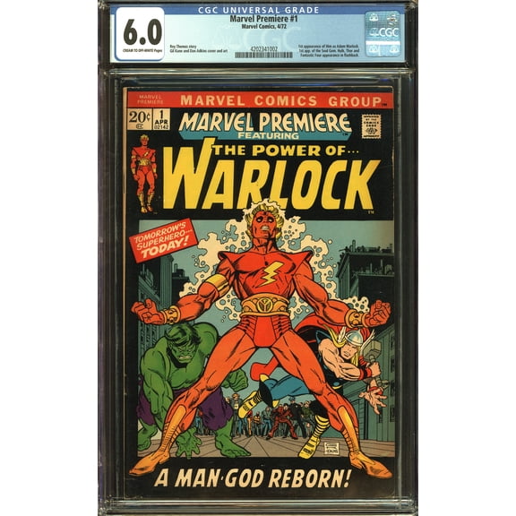 Marvel Premiere #1 - CGC 6 Comic Book