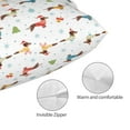 thumbnail image 3 of Balery winter Snowflake Dachshund Funda de Cojín Estampada, Regalos para Mujeres, Regalos de Amor para Ella, Regalos para Novia o Esposa, Funda de Almohada-20"x30", 3 of 6