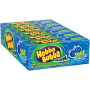 Hubba Bubba Gum Sour Blue Raspberry, 5 Pc (Innerpack of 18)