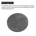 thumbnail image 4 of Unique Bargains Plaque d'Électrode Ronde en Bloc de Graphite 100x10mm pour Fusion Moulage, Électrolyse, 4 of 4
