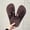 Red Brown, variant on Men Brown Adjustable Rope Strap Wave Massage Insole Flip Flops Outdoor Beach Thong Slippers